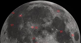 Η εμφάνιση των σεληνιακών κρατήρων Πώς σχηματίστηκαν οι κρατήρες στο φεγγάρι